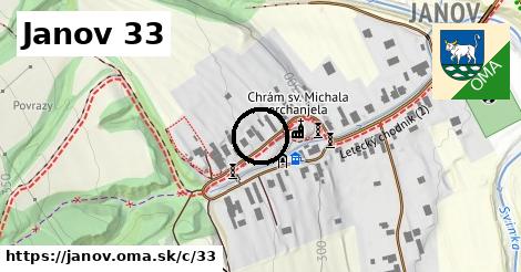 Janov <span class="supisne">33</span>