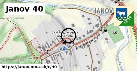 Janov <span class="supisne">40</span>