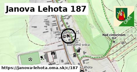 Janova Lehota <span class="supisne">187</span>