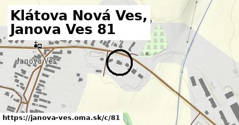 Klátova Nová Ves, Janova Ves <span class="supisne">81</span>