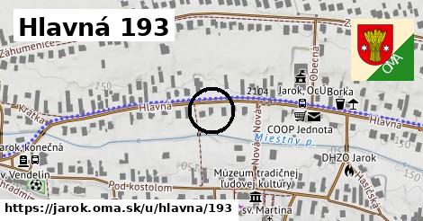 Hlavná 193, Jarok