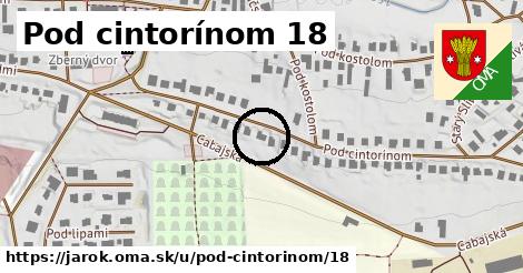 Pod cintorínom 18, Jarok