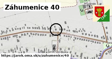 Záhumenice 40, Jarok