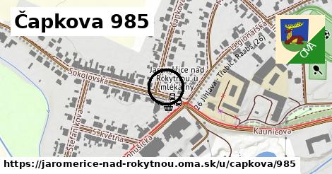 Čapkova 985, Jaroměřice nad Rokytnou