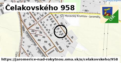 Čelakovského 958, Jaroměřice nad Rokytnou