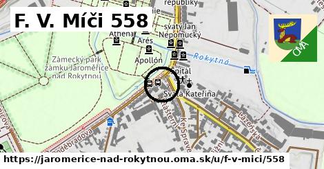 F. V. Míči 558, Jaroměřice nad Rokytnou