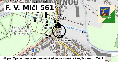 F. V. Míči 561, Jaroměřice nad Rokytnou