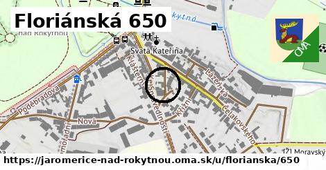 Floriánská 650, Jaroměřice nad Rokytnou