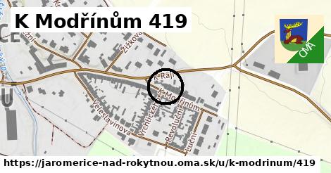 K Modřínům 419, Jaroměřice nad Rokytnou
