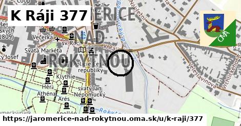 K Ráji 377, Jaroměřice nad Rokytnou