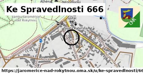 Ke Spravedlnosti 666, Jaroměřice nad Rokytnou