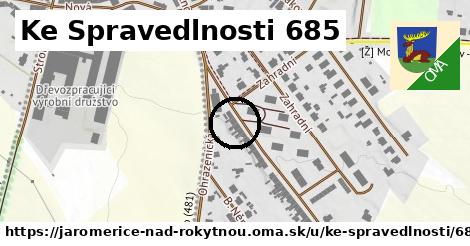 Ke Spravedlnosti 685, Jaroměřice nad Rokytnou