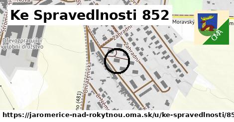 Ke Spravedlnosti 852, Jaroměřice nad Rokytnou