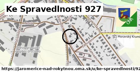 Ke Spravedlnosti 927, Jaroměřice nad Rokytnou