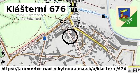 Klášterní 676, Jaroměřice nad Rokytnou