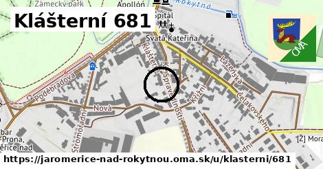 Klášterní 681, Jaroměřice nad Rokytnou