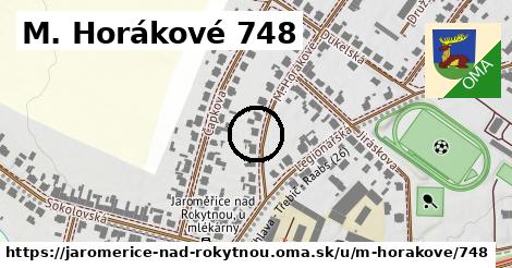 M. Horákové 748, Jaroměřice nad Rokytnou
