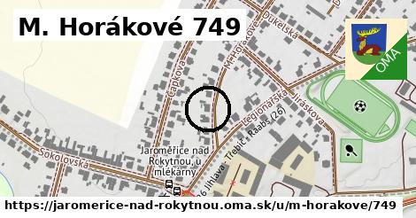 M. Horákové 749, Jaroměřice nad Rokytnou
