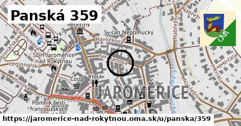 Panská 359, Jaroměřice nad Rokytnou