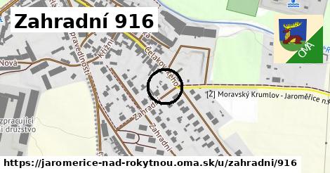 Zahradní 916, Jaroměřice nad Rokytnou