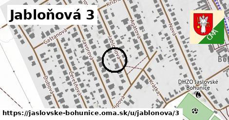 Jabloňová 3, Jaslovské Bohunice