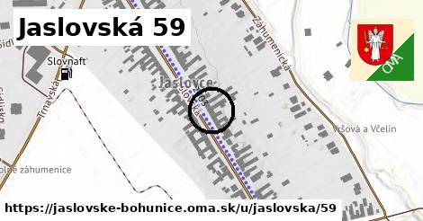 Jaslovská 59, Jaslovské Bohunice