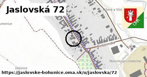 Jaslovská 72, Jaslovské Bohunice