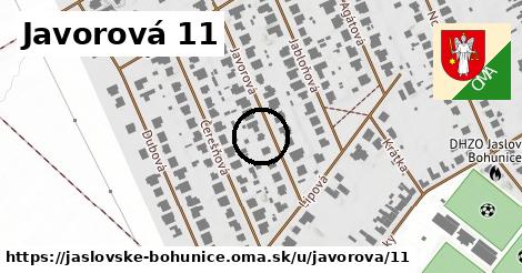 Javorová 11, Jaslovské Bohunice