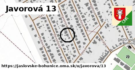Javorová 13, Jaslovské Bohunice