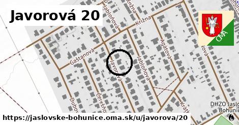 Javorová 20, Jaslovské Bohunice