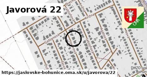 Javorová 22, Jaslovské Bohunice