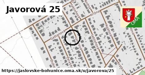 Javorová 25, Jaslovské Bohunice