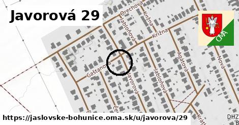 Javorová 29, Jaslovské Bohunice