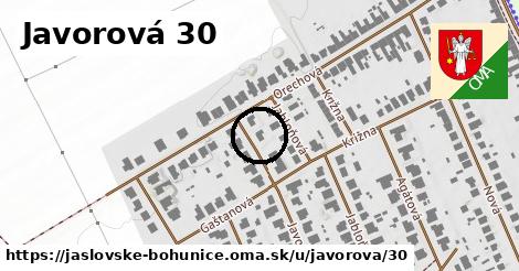 Javorová 30, Jaslovské Bohunice