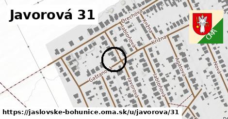 Javorová 31, Jaslovské Bohunice