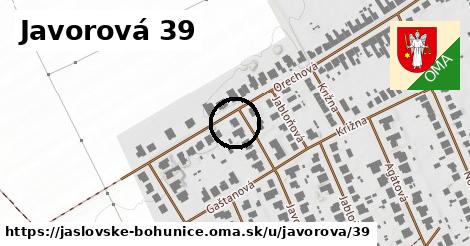 Javorová 39, Jaslovské Bohunice