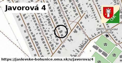 Javorová 4, Jaslovské Bohunice
