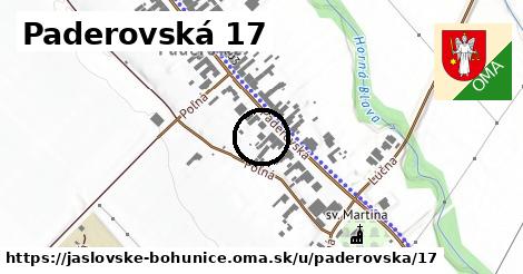 Paderovská 17, Jaslovské Bohunice