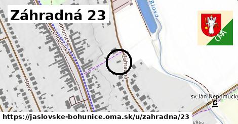 Záhradná 23, Jaslovské Bohunice