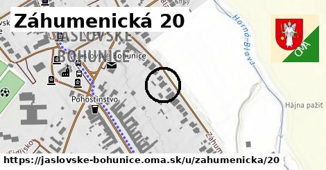 Záhumenická 20, Jaslovské Bohunice