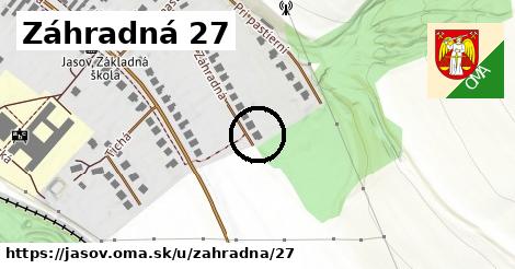 Záhradná 27, Jasov