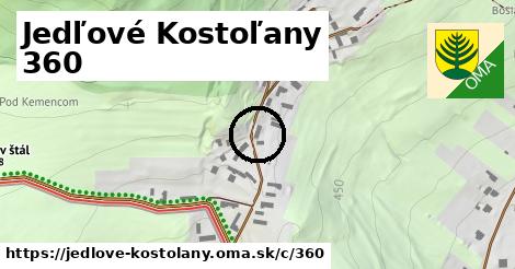 Jedľové Kostoľany <span class="supisne">360</span>