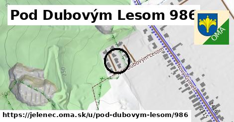 Pod Dubovým Lesom 986, Jelenec