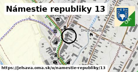 Námestie republiky 13, Jelšava