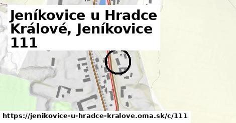 Jeníkovice u Hradce Králové, Jeníkovice <span class="supisne">111</span>