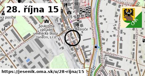 28. října 15, Jeseník