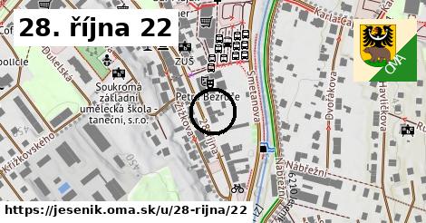 28. října 22, Jeseník