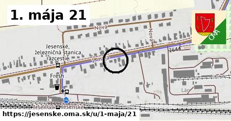 1. mája 21, Jesenské