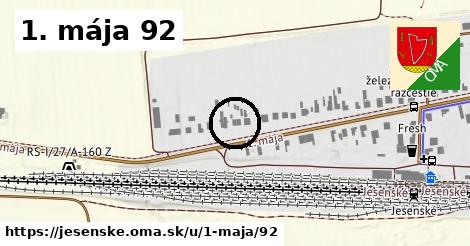 1. mája 92, Jesenské