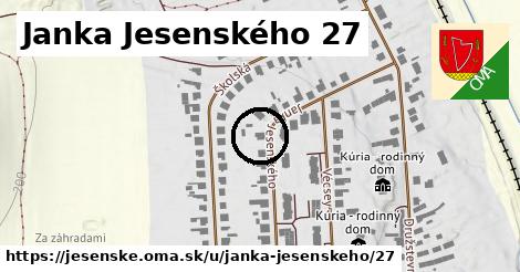 Janka Jesenského 27, Jesenské